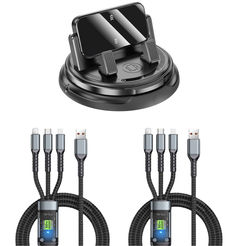 π± 50% OFF! 2-in-1 car phone holder + parking number plate β 360Β° rotation, fits heavy-duty cases. 50K+ sold! πβ¨