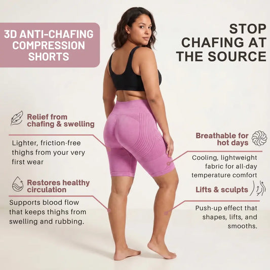 Anti-chafing 3D-short Legging