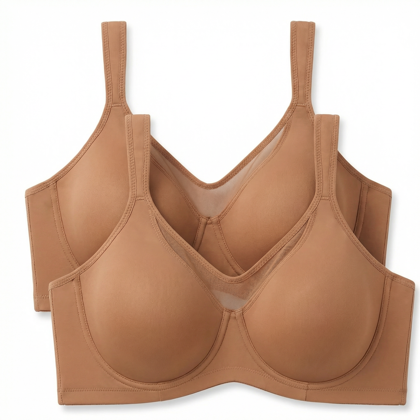 💕 Last Day Special Price £12.99! 💐Women's Elegant Sheer Full Coverage Plus Size Bra