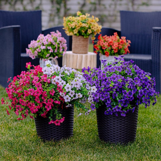 Upgraded High-grade Material 🌱 Rainproof Lifelike Artificial Flowers With UV-Shield Coating