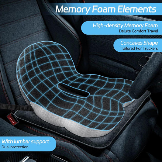 ๐๐ผ๐๏ธ LIMITED-TIME 50% OFF! Memory Foam Seat Cushion โ Non-Slip, Ergonomic, Breathable Mesh, Universal Size for Car & Office Chairs ๐ฆต๐๐ฅ