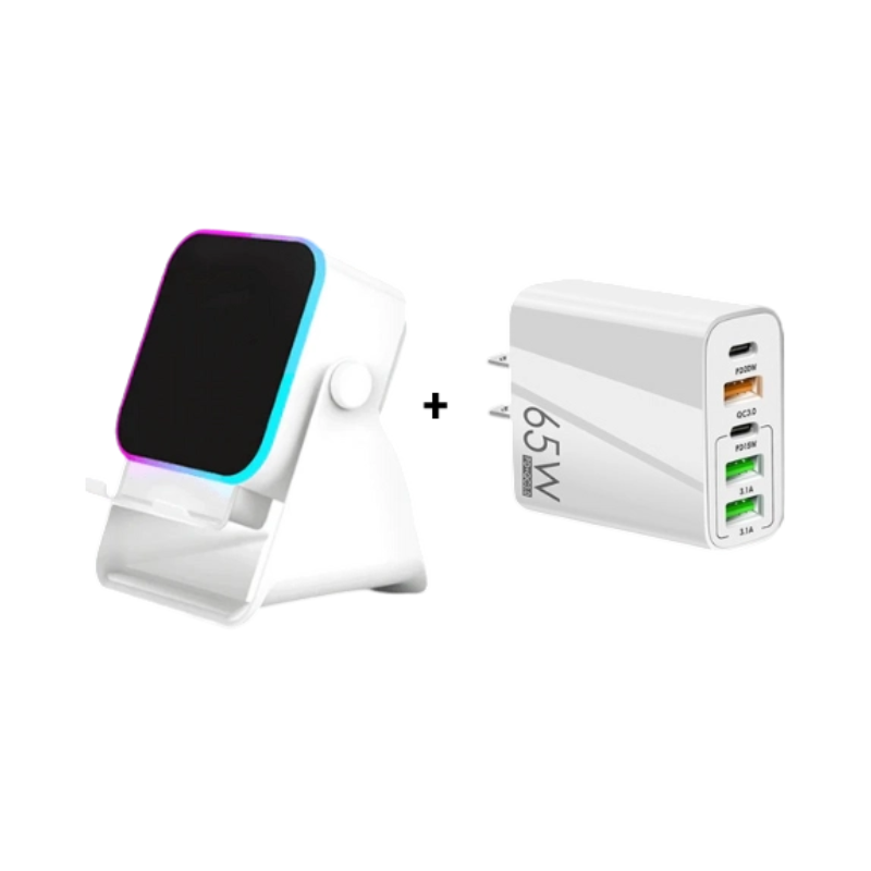 π 5-IN-1 WIRELESS SPEAKER STAND! π Induction Audio, Phone Holder & Ambient Light