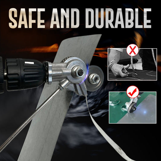 🔩 53% OFF NOW! ⚙️ Electric Drill Plate Cutter – Precise & light metal gear cutter – Attaches to any drill, cuts sheet metal without burrs – safe for DIY or workshop use ✂️✨