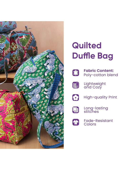 Adventure Lane Quilted Duffle Bag