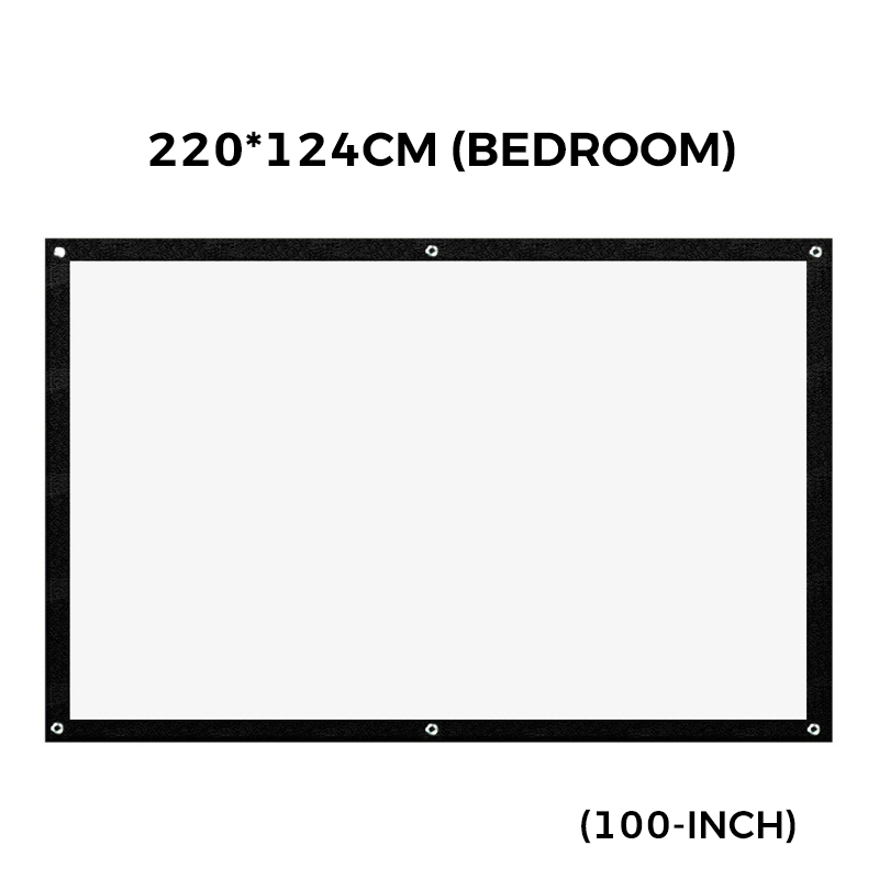 ๐บ 50% OFF NOW! โจ High Definition Projection Screen - 120-inch Diagonal with Matte White Surface for Crystal Clear Home Cinema Experience ๐ฌ๐