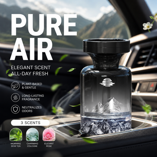 ๐50K+ SOLD!๐๐ฟ110ml Long-Lasting Car Air Freshener โ Natural plant extracts, eliminates smoke & pet odours. Weeks of freshness. Mountain design. Breath easy! ๐จโจ