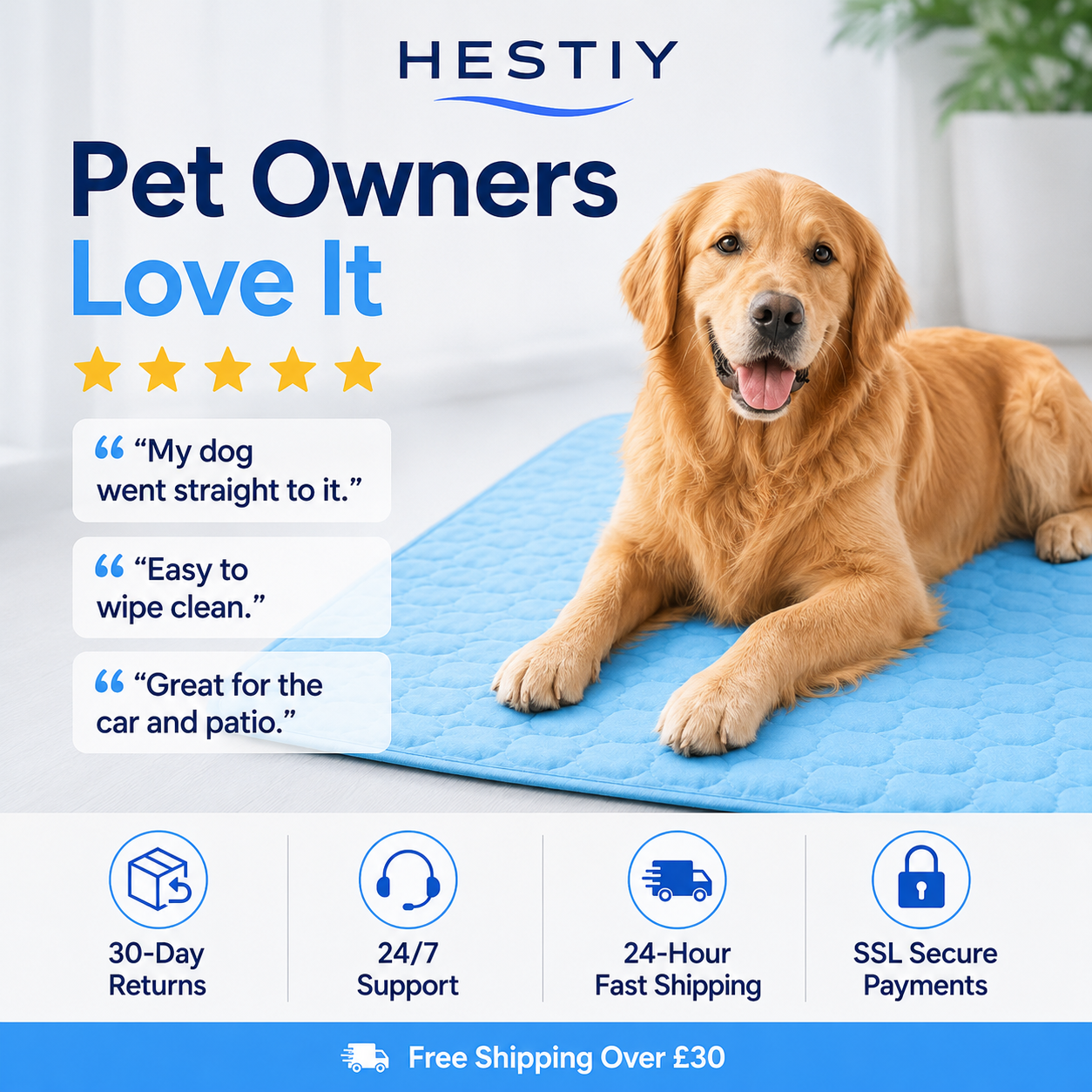 🔥Summer Hot Sale 49% OFF🧊Premium Cooling Mat For Pet