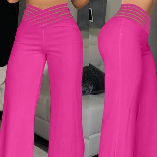 🍃Dames casual high-waisted stretch lange broek - ademend en comfortabel