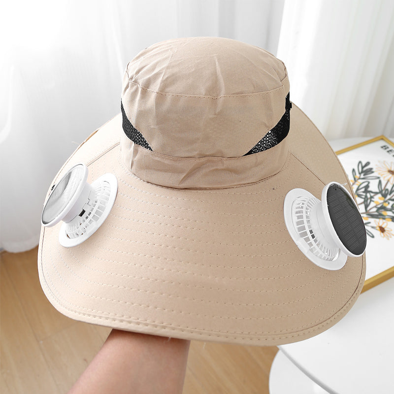 🎁Hot Sale 50%OFF💖 Ultralight Solar Fan Sun Hat