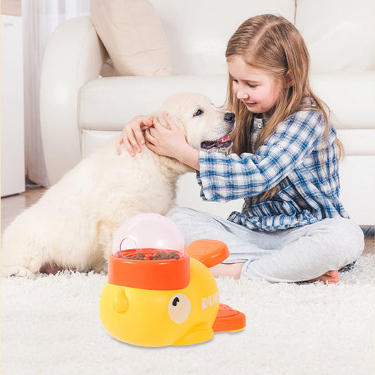 🐱🐶2-in-1 Interactive Pets Puzzle Toy & Feeder