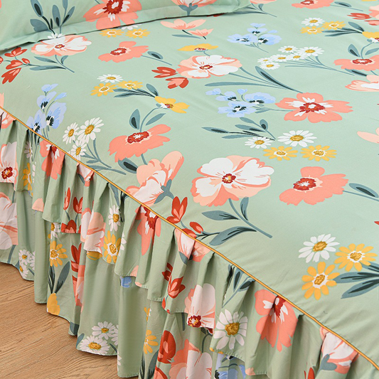 ποΈ 3-Piece Ruffled Bed Skirt Set β Elegant Design, Easy Fit & Complete Coverage π