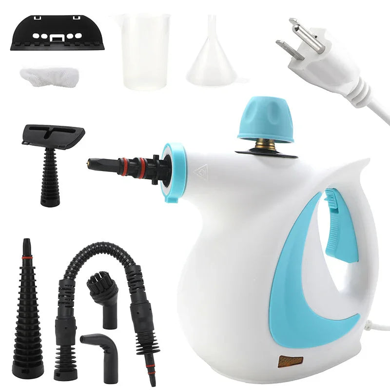 Krachtige 1050W Hogedruk Stoomreiniger met 9 Accessoires
