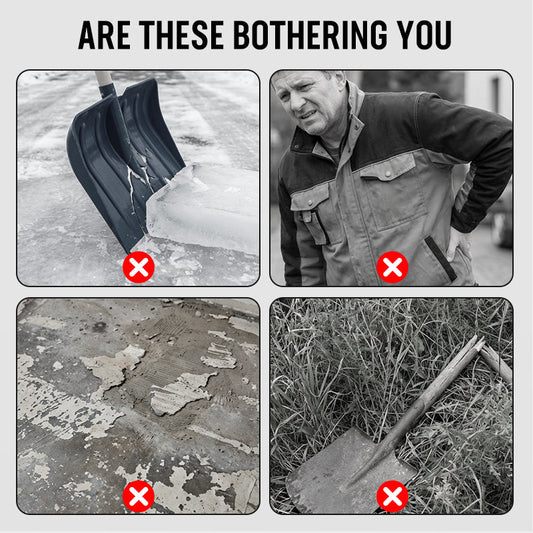 π§±βοΈ Heavy Duty Multifunction Cleaning Shovel β Ultra-Sharp Manganese Steel Blade for All Seasons π₯πΏ