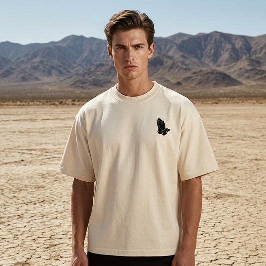 🔥2026 New Arrival & Hot Sale & 50% Off🔥Men's Praying Hands Graphic Tee – Cotton, Casual, Symbolic, Versatile ✨