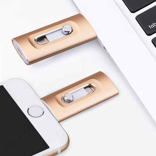 πFris De Lente In Met 50% Korting!π±3-in-1 Universele USB-stick - Voor iPhone, Android & PC - USB 3.0 Supersnel