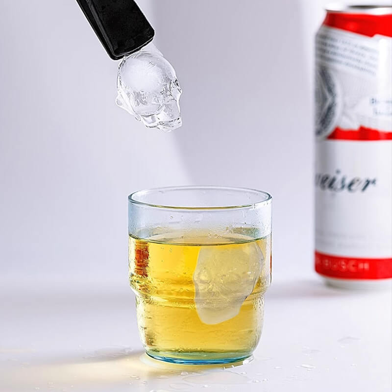 π§π DIY Silicone Skull Ice Cube Tray β Giant slow-melt skull for whiskey & cocktails β food-grade & multi-use mold