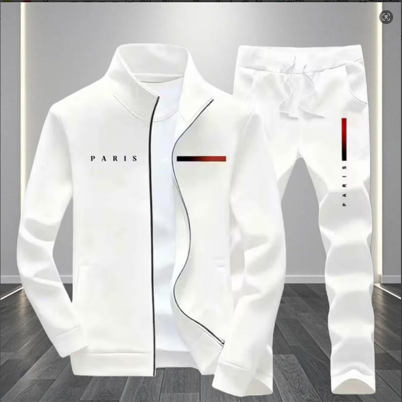 π§₯ LIMITED-TIME 50% OFF! β¨ Men's Printed Zip Jacket & Pants Set β Complete, Soft, Casual π¨