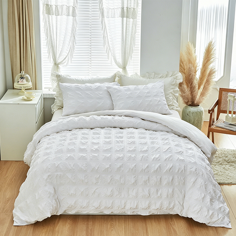π’π’ποΈ40% OFF !! β° π€Have a good night's sleep π€ 3-Piece Pintuck Textured Duvet Cover Set