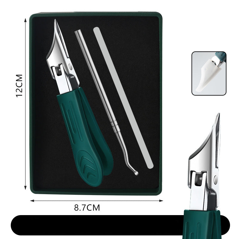 ✂️ BUY 2 GET 1 FREE! 🦶 Wide Jaw Opening Nail Clippers for Thick Nails – Sharp blades & easy grip – Perfect for seniors, diabetics or tough toenails – safe and precise ✨🩹
