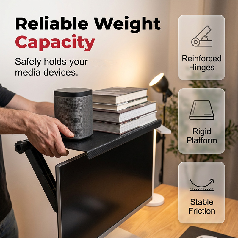 🔧 No-Drill Adjustable Screen Top Shelf – 50% OFF + BUY 1 GET 1 FREE