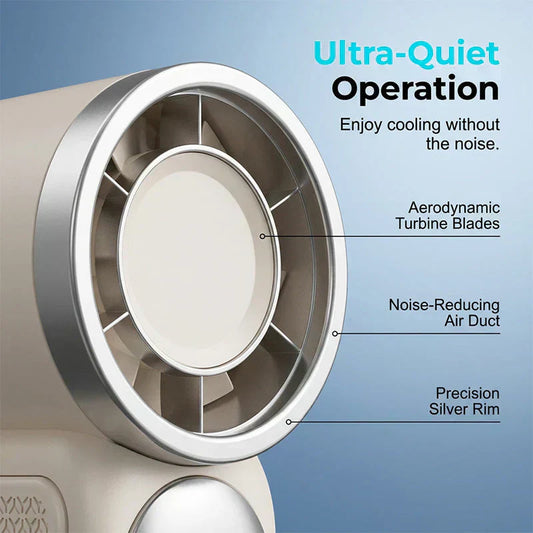 π¬οΈ Buy 1 Get 1 FreeβTurbo Handheld Fan β LED Display, 6 Speeds, 3000mAh π
