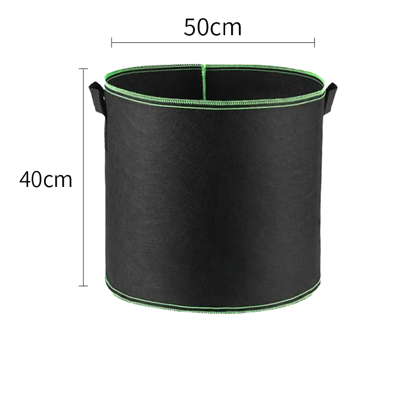 π±π 5-Pack Thickened Non-Woven Grow Bag With Handles β Heavy Duty, Breathable Fabric, Eco-Friendly, Large Capacity.