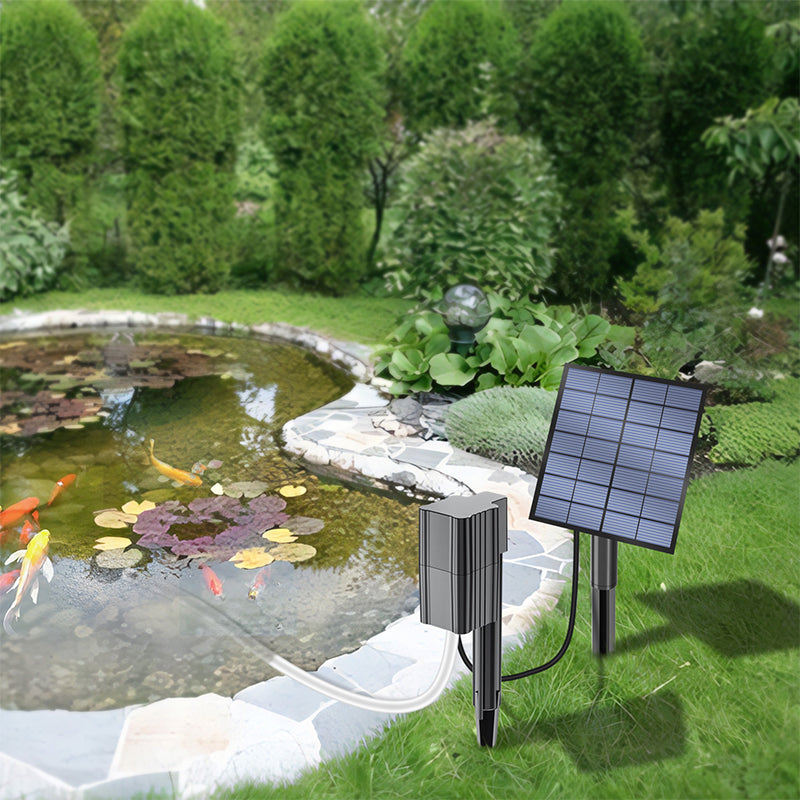 🔥LIMITED TIME 50% OFF!🔥 ☀️ Solar pond aerator with built-in air pump🐟