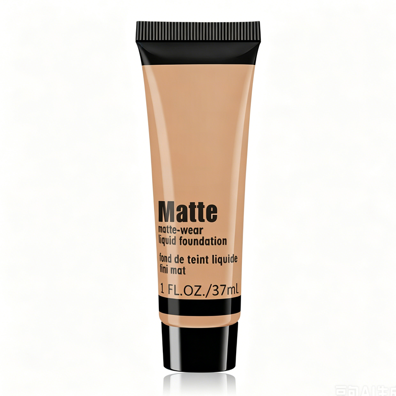 Vlekkeloze matte vloeibare foundation