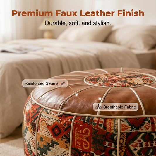 ๐2026 New Arrivals ๐ฅ 50% OFF ๐๏ธ Multifunctional Storage Ottoman Pouf โ Hidden Storage, Comfortable Seating & Faux Leather Finish โจ