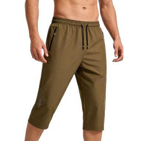 📢📢50% OFF !! ⏰Men's Quick-Dry 3/4 Capri Jogger Pants