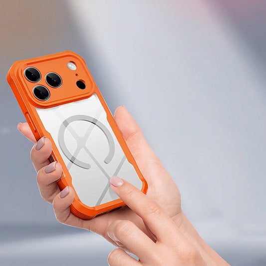Magnetic Phone Case with Built-in Screen Protector