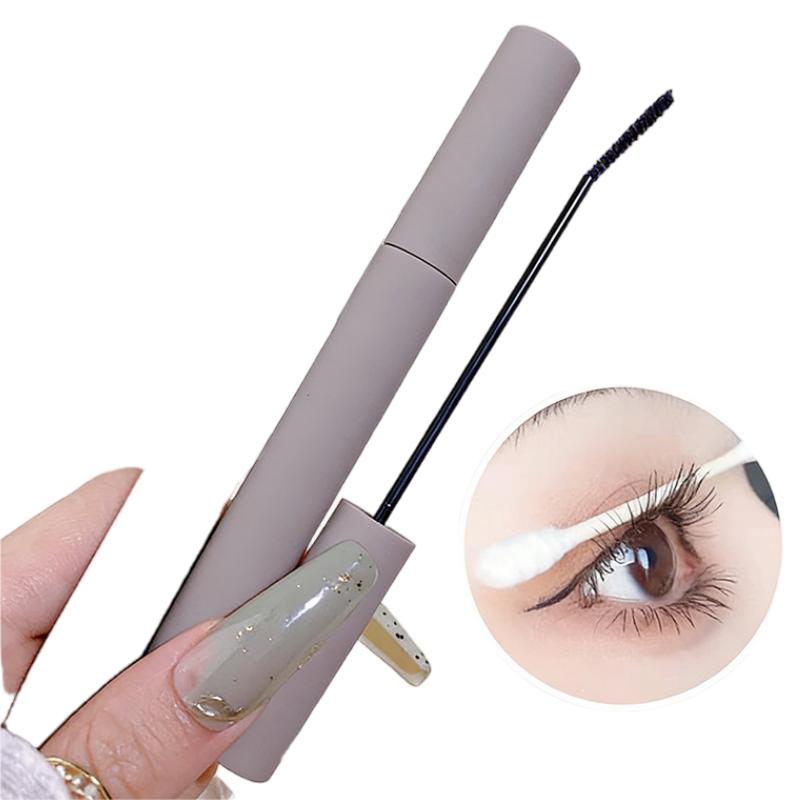 Vlekbestendige mascara met vezels voor lange krullen