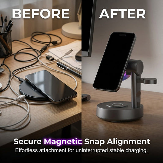 π’π’50% OFF !! β°3-in-1 Magnetic Wireless Charging Stand &Speaker