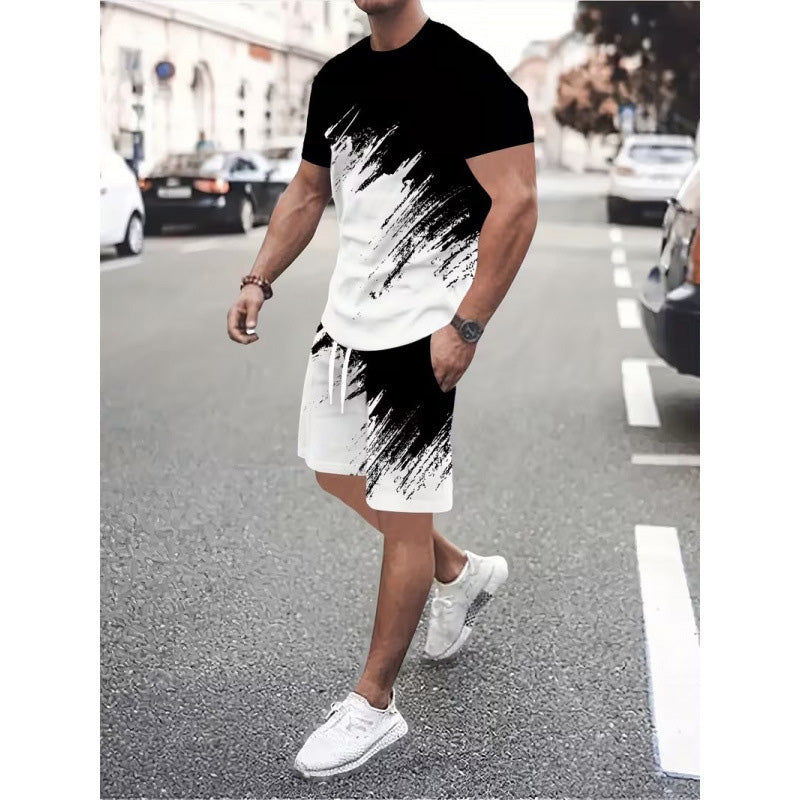 ⭐ Most Recommended: 🔥 LIMITED-TIME 58% OFF 🖤 Men’s Summer Dynamic Print Casual Set – 3D Brushstroke Design, Breathable Fabric & Adjustable Waist ⚡