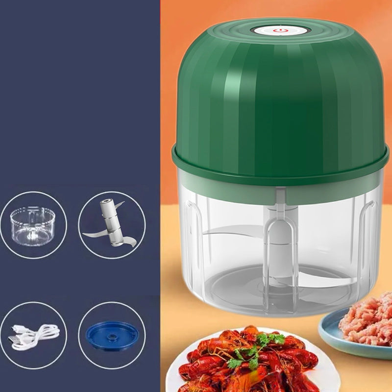 πΆπ₯π LIMITED-TIME 50% OFF! Versatile Electric Mini Chopper β Grind, Mince, Puree β Stainless Steel Blades, Easy Clean β Great for Baby Food, Salsa, Dips, and Dressings π§βπ³β¨