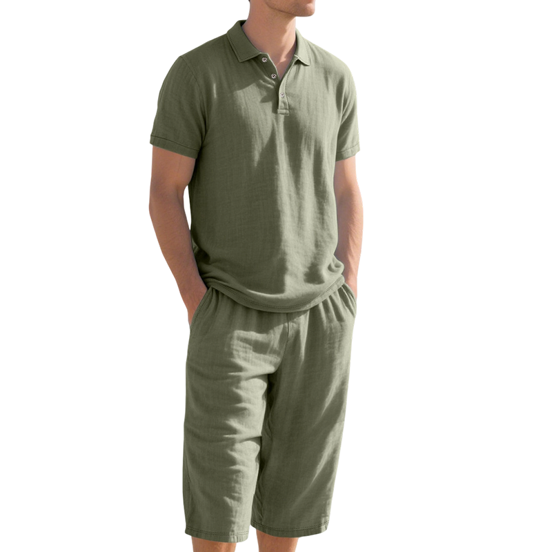 ๐ฅ 50% OFF ๐Men's Linen Shirt and Casual Pants Set