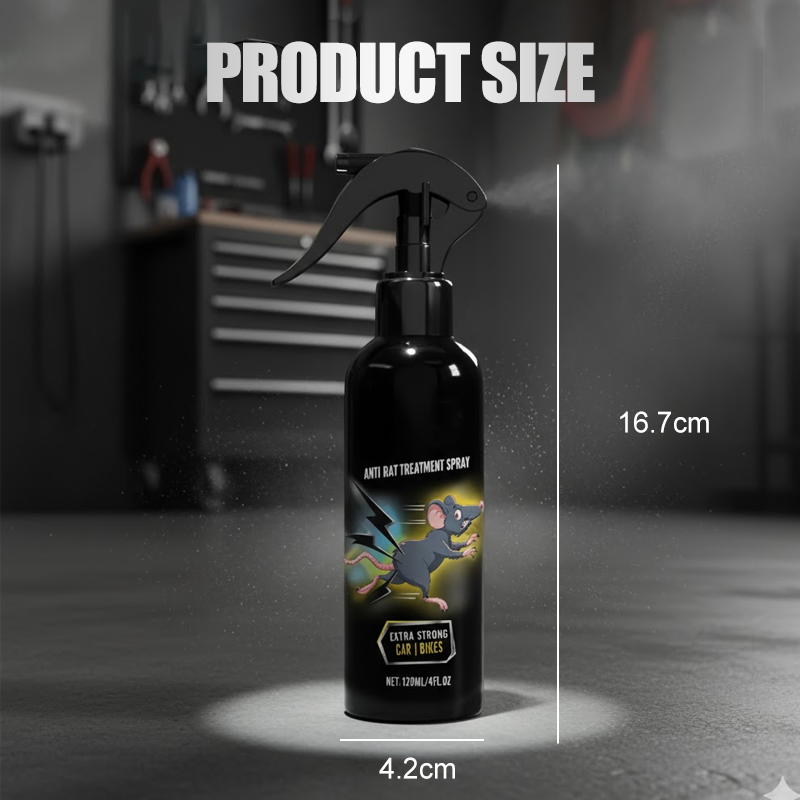 Effectieve knaagdierwerende spray voor auto's