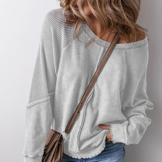 πΈ 50% OFF NOW! πΈWomen's Waffle Knit Long Sleeve Top