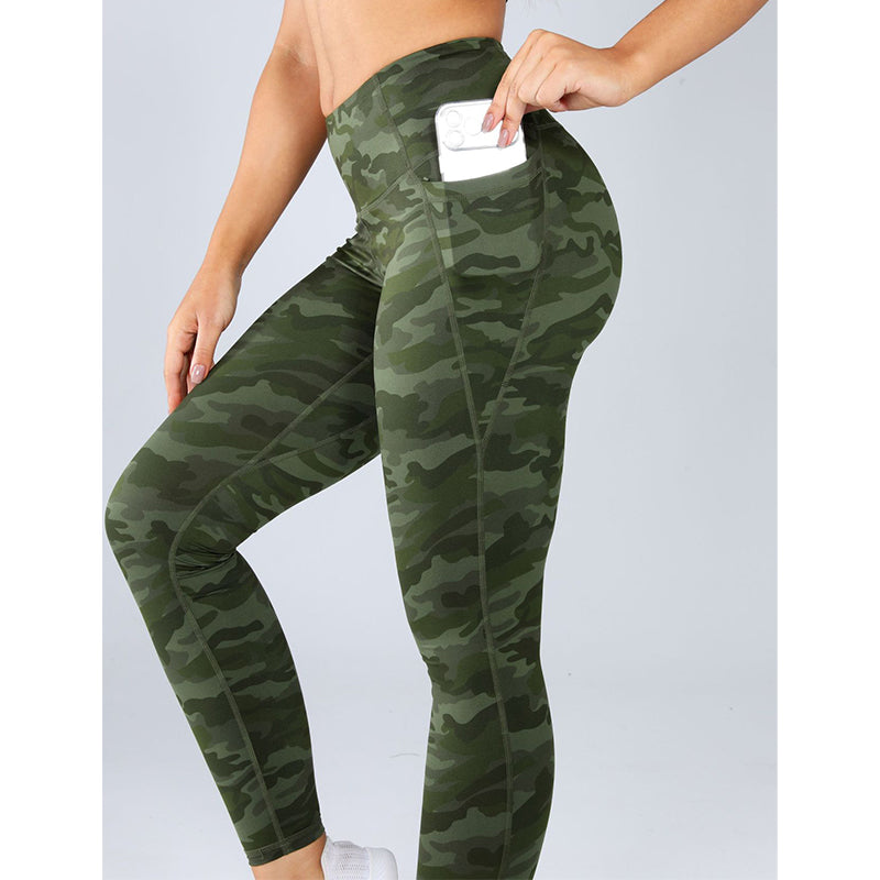 ποΈ LIMITED-TIME 50% OFF! β¨ Women's Stretch Slim Fit Leggings β Side Pockets, Camouflage, Four-Way Stretch πΏ