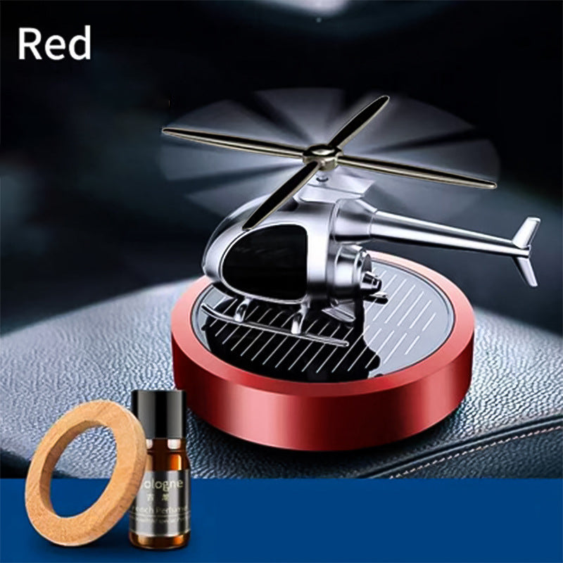 🚁⚡ FLASH SALE! Metal Solar Helicopter Air Freshener – Solar Powered Rotation, Stylish Car Decor & Fresh Scent Diffuser 🌿