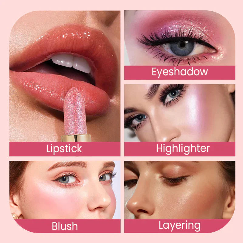 🔥Buy 1 Get 1 Free💋Waterproof & Moisturizing Glitter Lipstick