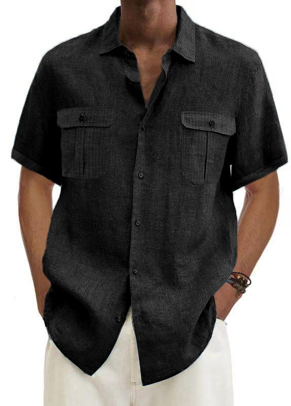 🌿✨ Men’s Cotton Linen Casual Shirt – Breathable Summer Style | 50% OFF + Buy 2 Free Shipping