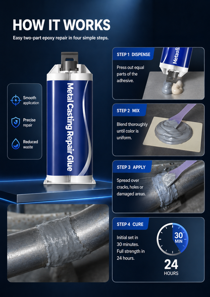 51% OFF ⚙️ Metal Casting Repair Glue – High-Strength Bond, Fast Curing & Heat-Resistant Epoxy Repair ✨