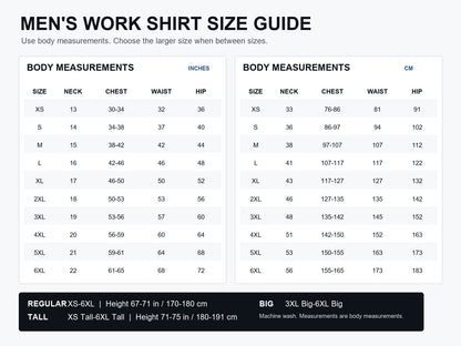 Men's Short Sleeve Industrial Work Shirts 7-Pack & 14-Pack Set - Stain Resistant Button Down Utility Shirts
