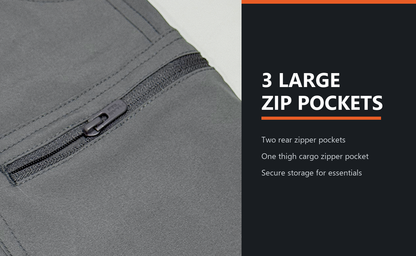 Men's Quick-Dry Fishing Cargo Shorts 7-Pack - 7-Pocket Water-Repellent Outdoor Shorts