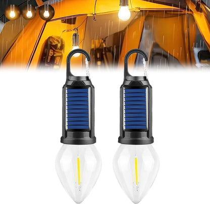 Zonne-energie tentverlichting, via USB oplaadbare LED-kampeerlantaarn
