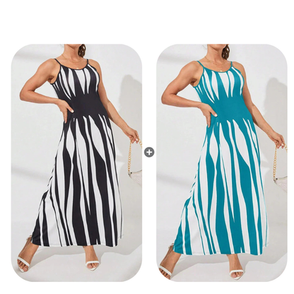 🔥Limited TimePromotion 50% OFF-LUNE Printed Maxi Cami Dress