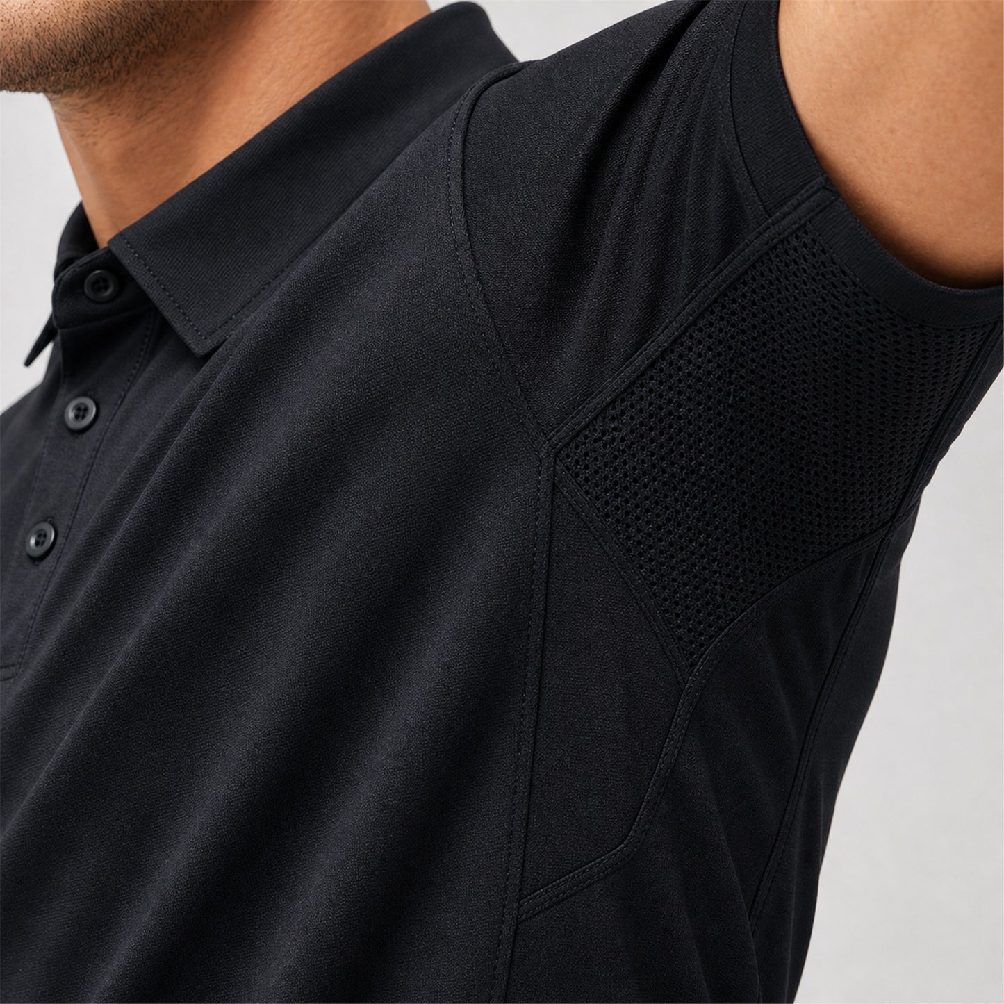 Men's Tactical Performance Polo Shirts 8-Pack Mixed Color Set - Moisture-Wicking Work & Outdoor Shirts