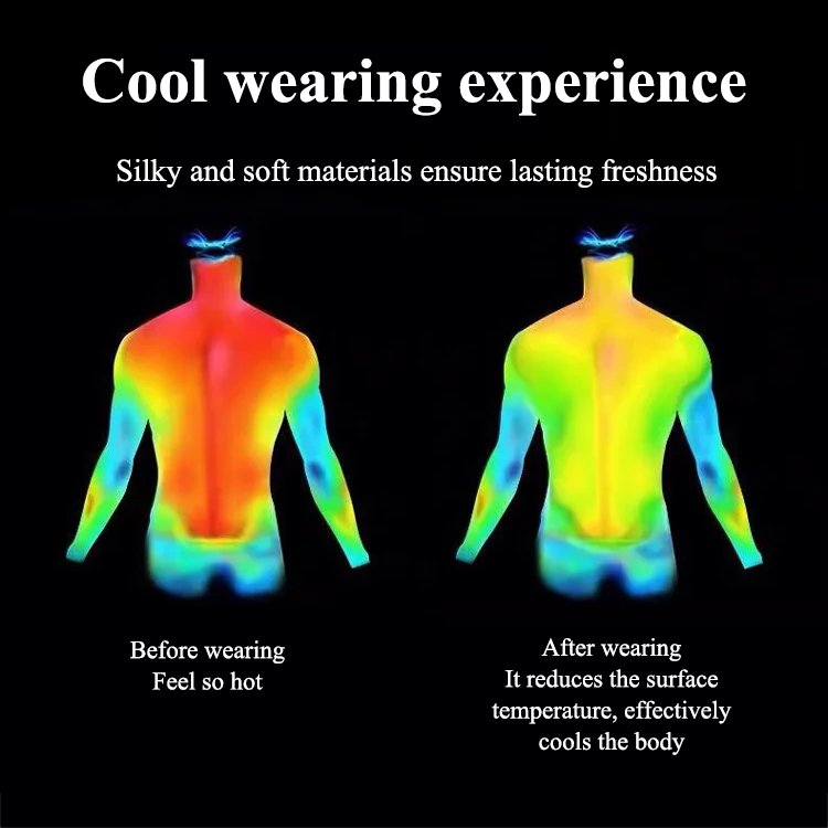 👕❄️50% OFF NOW!💧 Men's Ice Silk Stretch Shirt – Waterproof, Quick-Dry & Eco-Friendly – Cool Breathable Tech Fabric Shirt 🌿