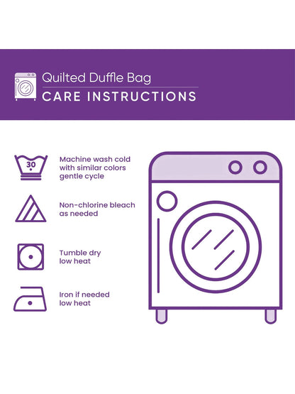 Hippie Van Quilted Duffle Bag